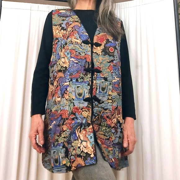 Vintage long vest size L - Picture 1 of 6
